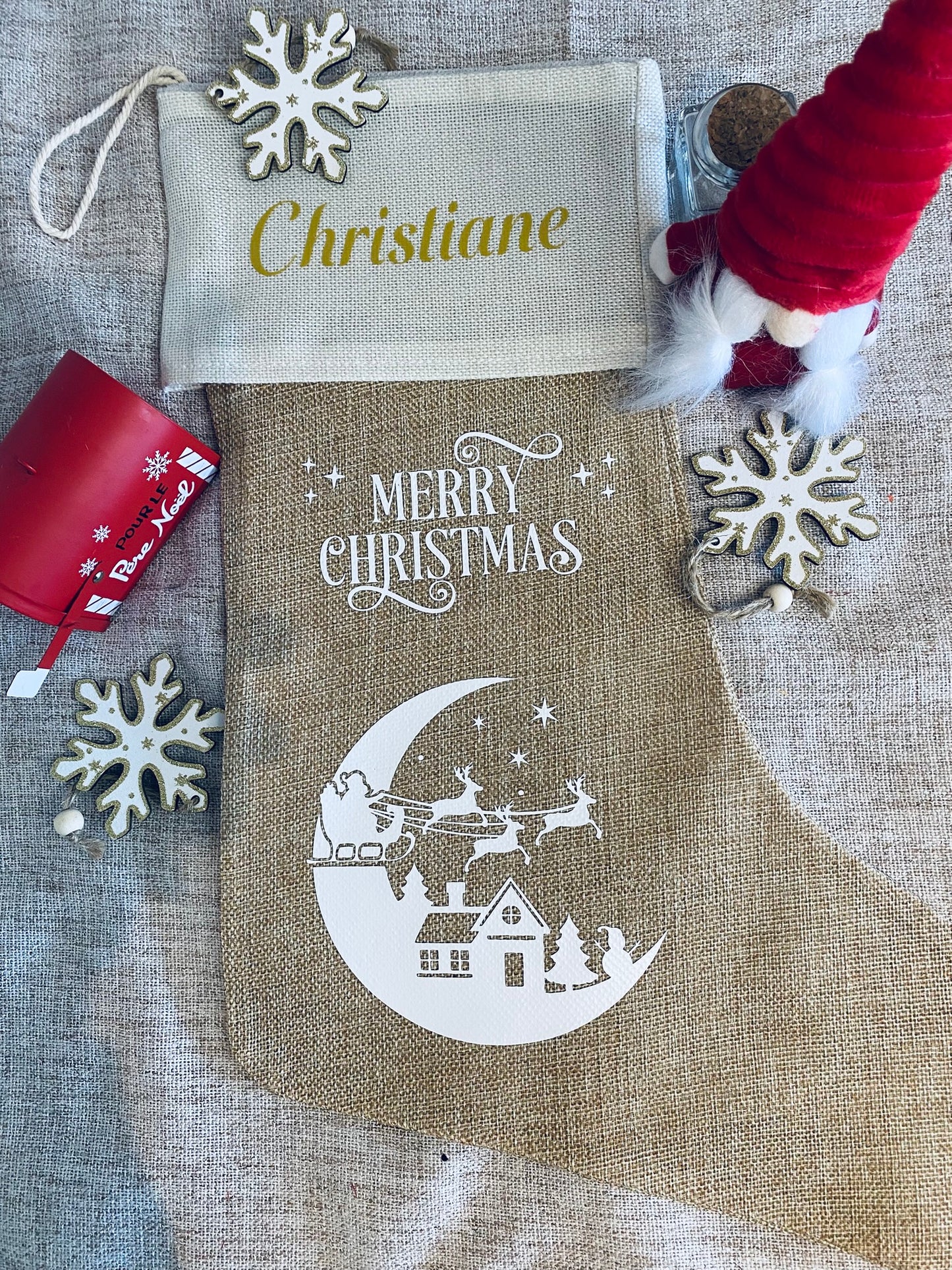 Chaussettes de Noël Personnalisées