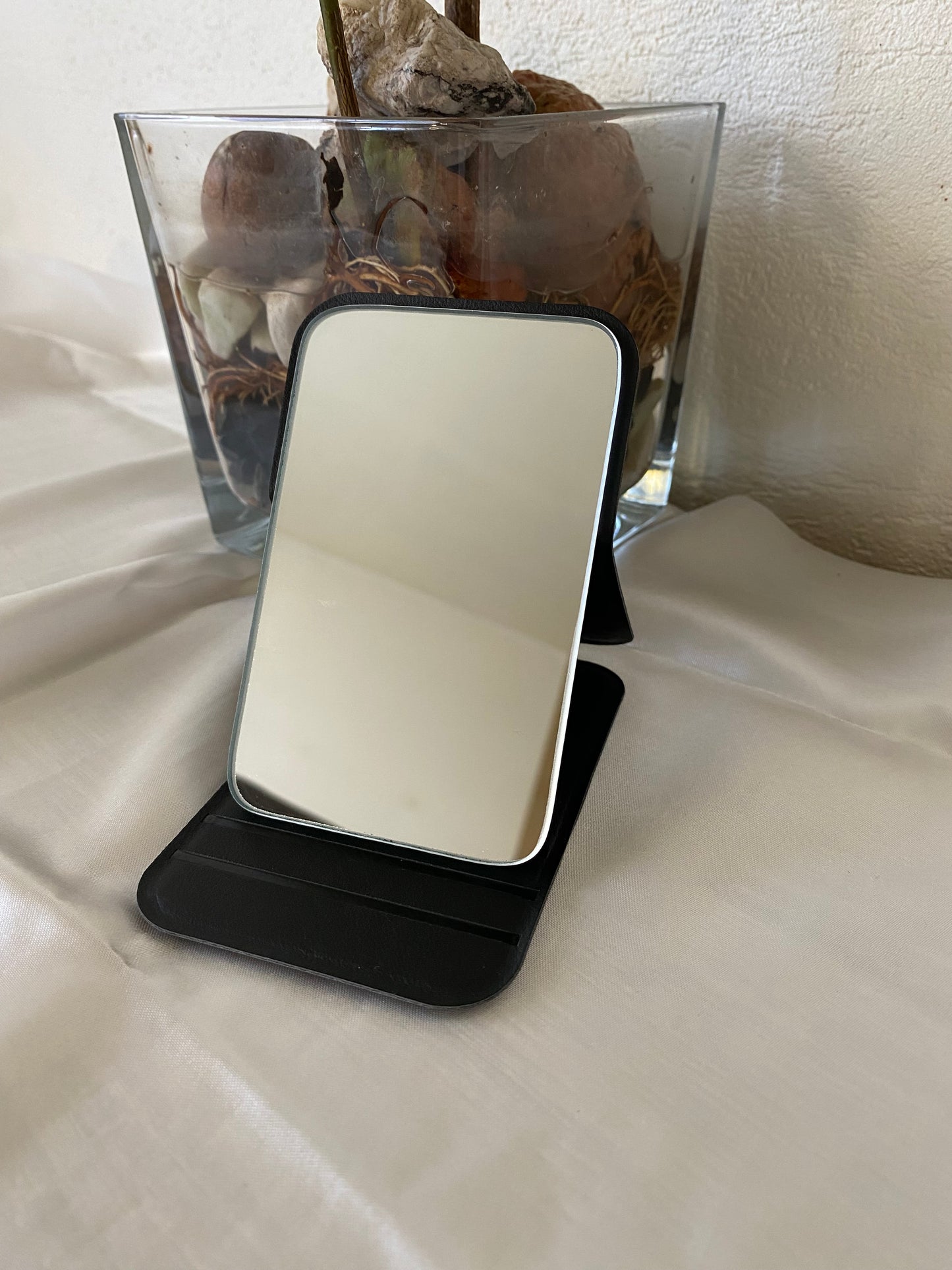 Miroir de poche Noir personnalisé