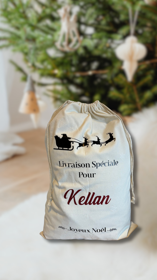 Hotte de Noël Personnalisée