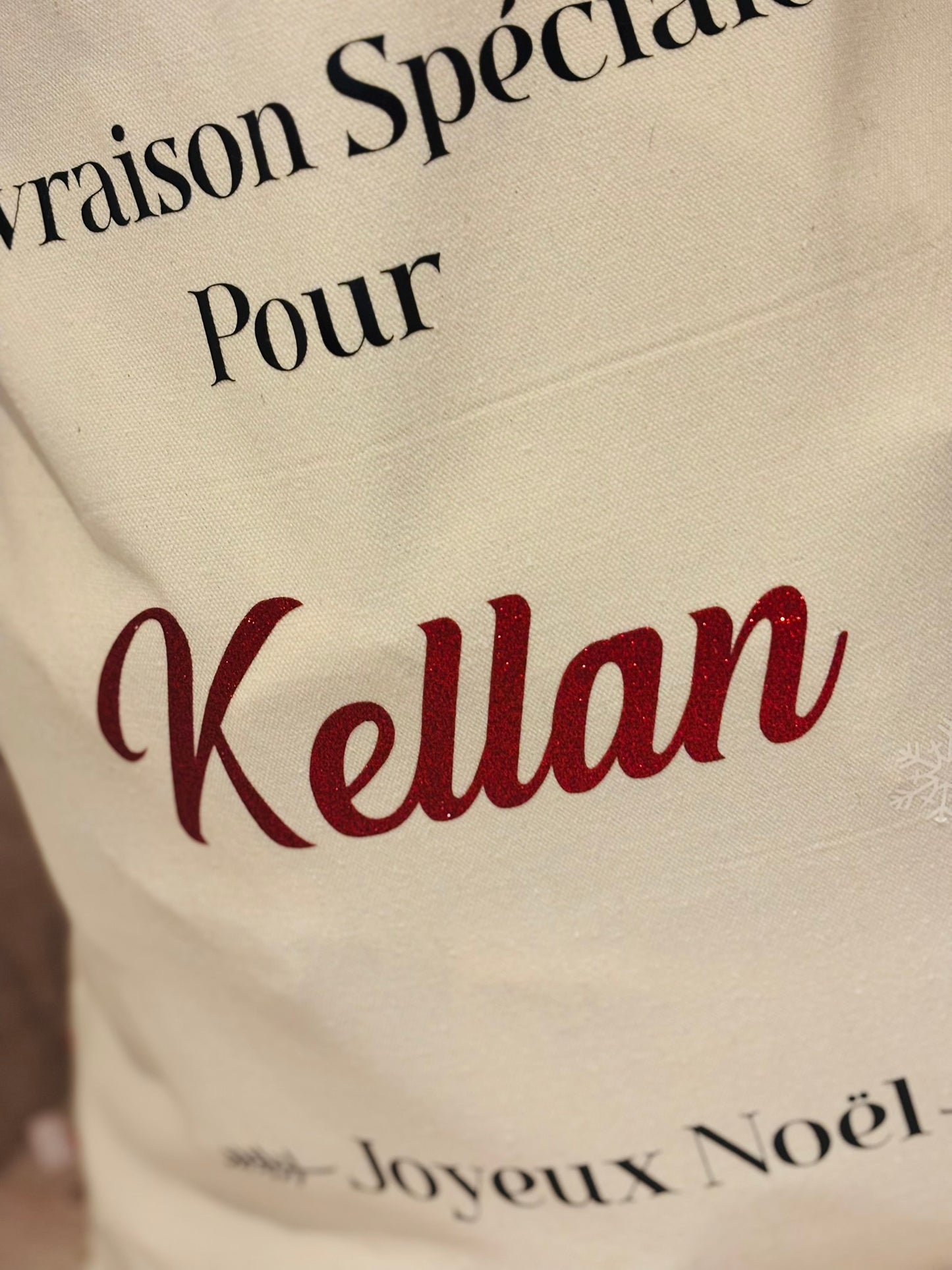 Hotte de Noël Personnalisée