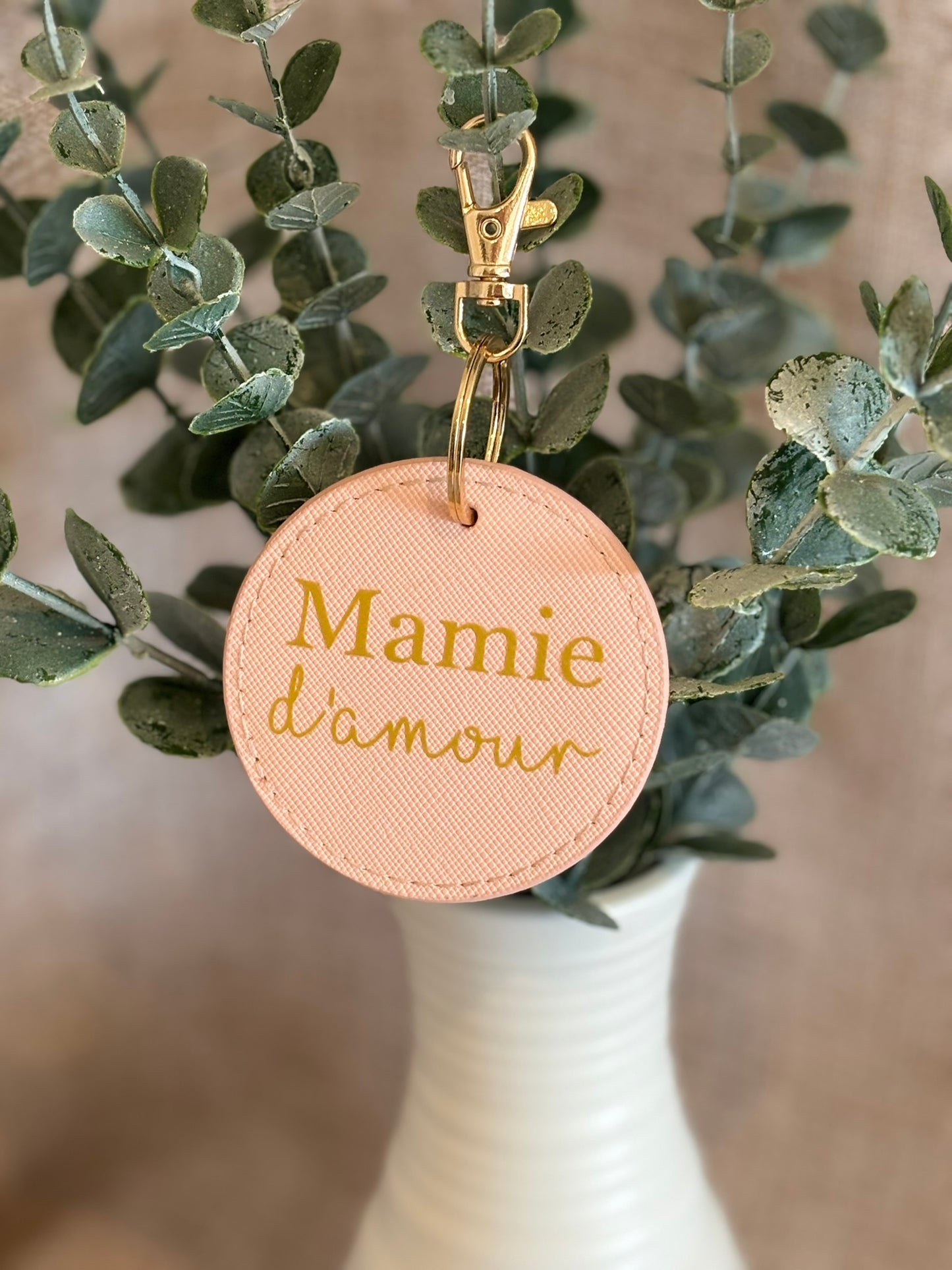 Porte-Clés Personnalisé "Mamie d'Amour"